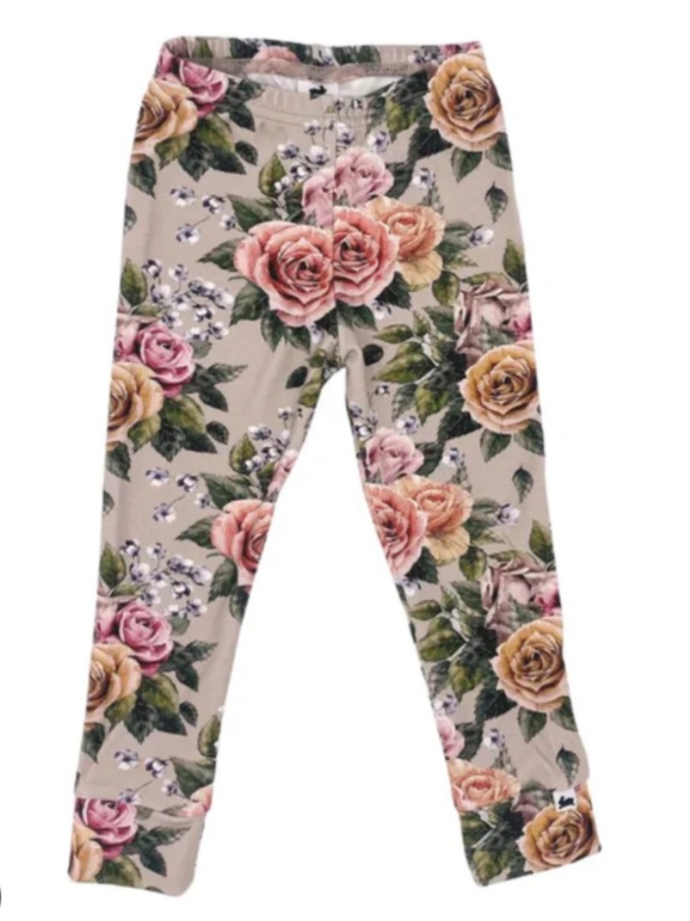 Little & Lively Antique Floral Leggings, Size 7-8